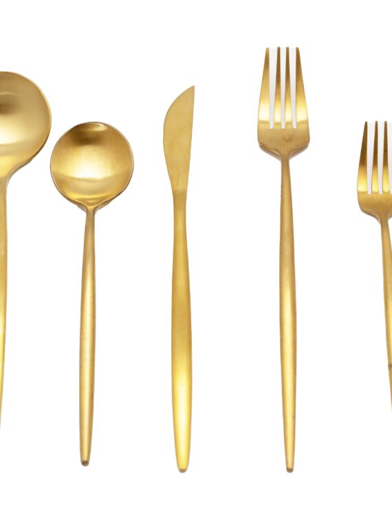 Asian Gold Flat Teaspoon