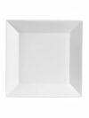 5" White DKE Squared Plate
