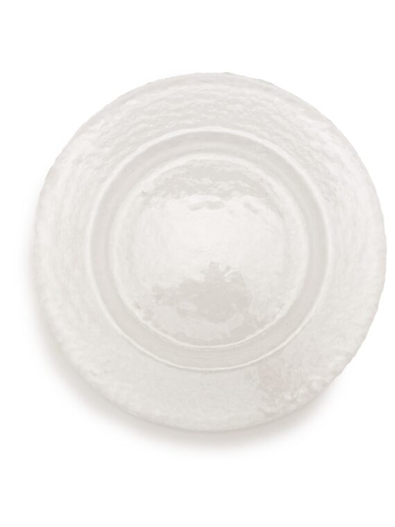 13" Hammered Glass Charger