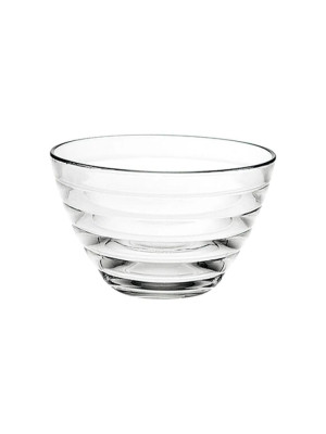 10" Glass Pyramid Ring Bowl