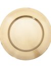 12" Gold Metal Charger
