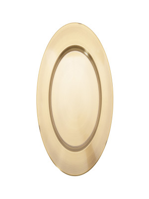 12" Gold Metal Charger