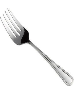 Small Silver Simplicity Serving Fork