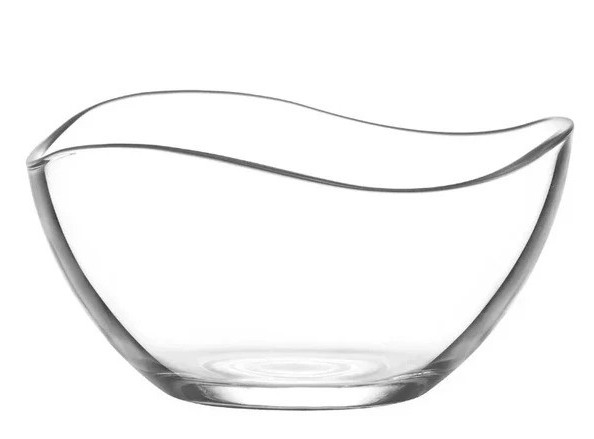 4" 6.5oz Glass Vira Wave Bowl
