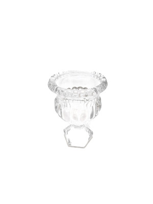 13" Glass Compote Bowl