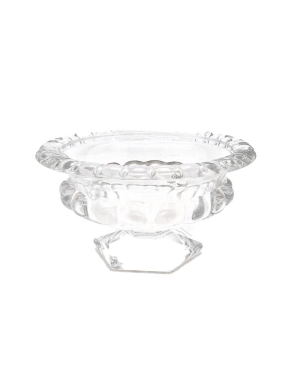 13" Glass Compote Bowl