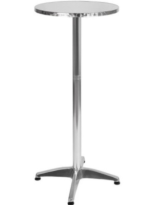 24" Chrome Top High Boy