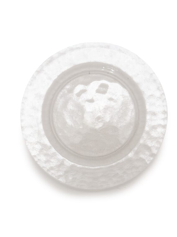 13" Hammered Glass Charger