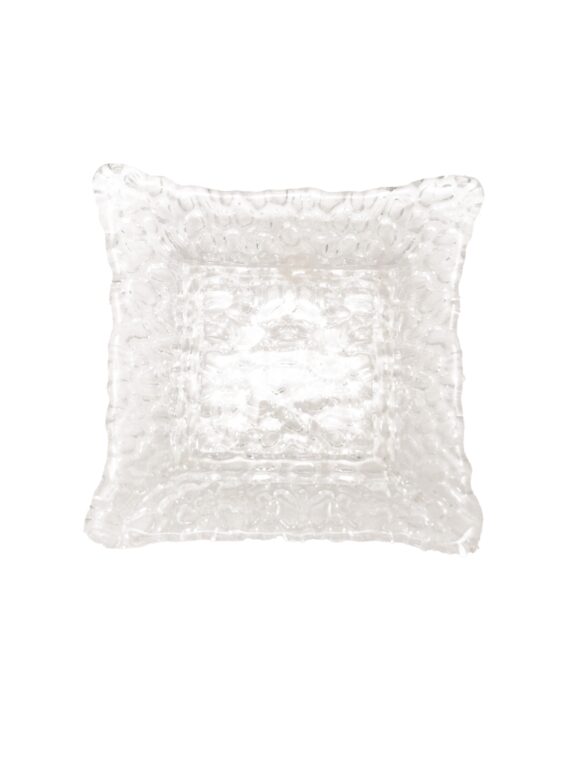 4"x4" Glass Popcorn Plate