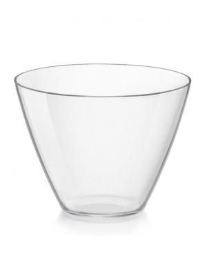10" 132oz Glass V Bowl