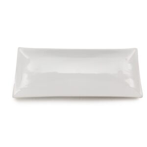12"x5" White Smooth Tray