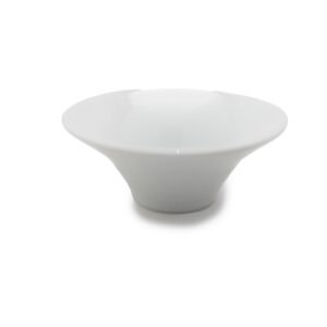 White Ridged Bowl