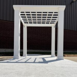 White Wood Garden Canopy