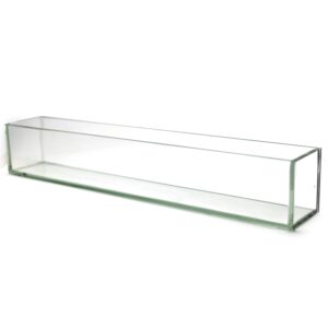 24'' Glass Rectangle Cube