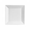 12"x12" White Square Wide Rim Tray