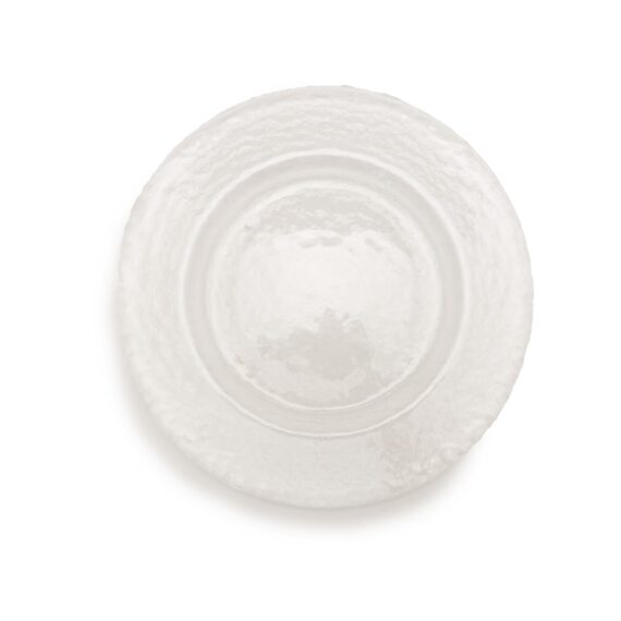 13" Hammered Glass Charger