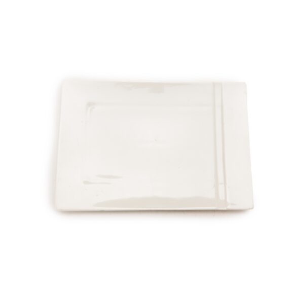 7"x10" White Ribbon Tray