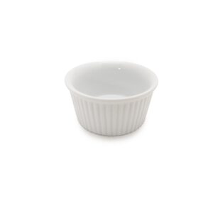 Small White Thin Rim Ramekin