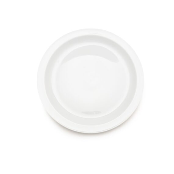 10" White Thin Rim Plate