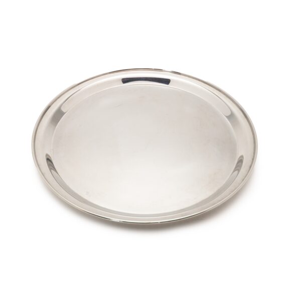 14" Round Chrome Tray