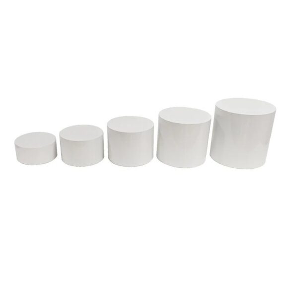 White Round Plinth Riser