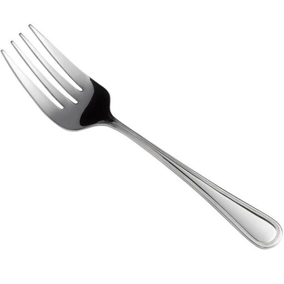 Small Silver Simplicity Serving Fork