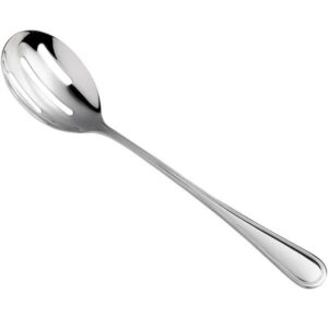 Silver Simplicity Slotted Serving Spoon