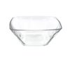 10"  92.8oz Square Glass Pyramid Bowl