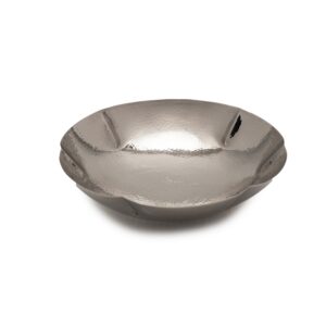 12" Hammered Chrome Bowl