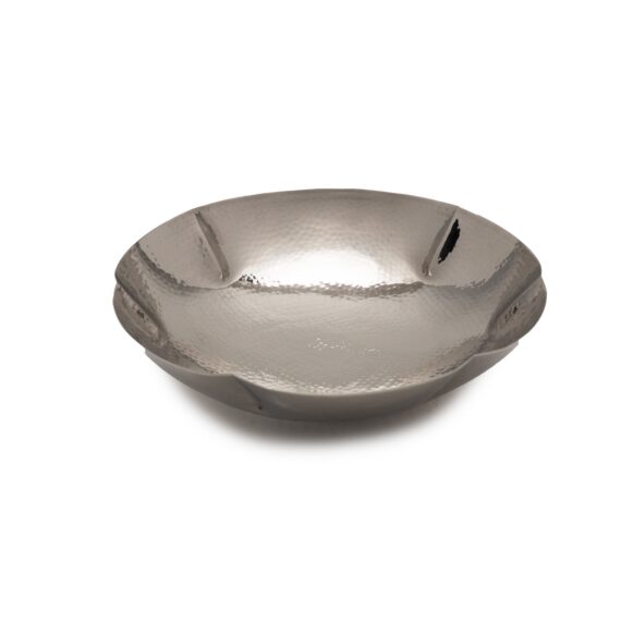 12" Hammered Chrome Bowl