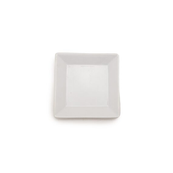 10"x10" White Square Plate