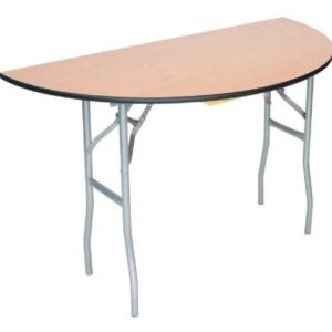 60" Half Moon Round Table