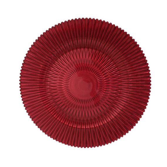 Marbella Cranberry Charger