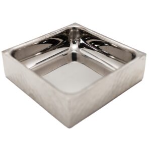 Hammered Chrome Tray Deep