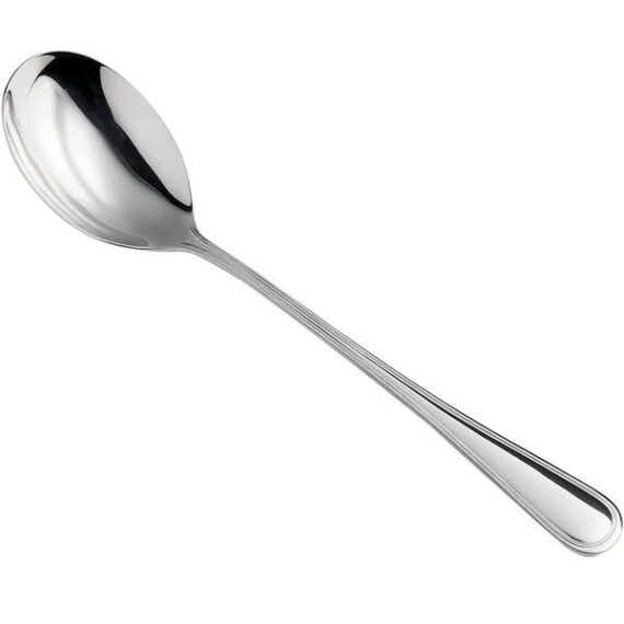 Silver Simplicity Serving Spoon