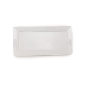 14.25"x7" White Rectangle Platter
