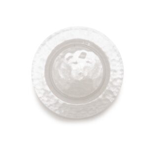 10" Hammered Glass Plate