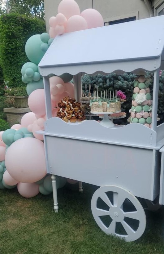 Candy Cart White