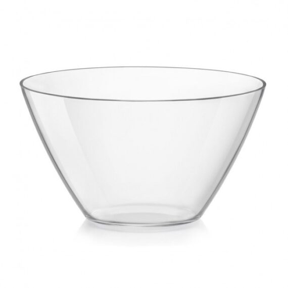 10" 132oz Glass V Bowl