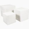 White Square Plinth Riser